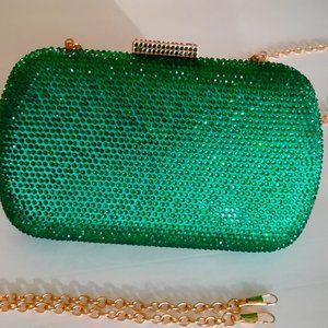 Evening Purse Emerald Green Sequin